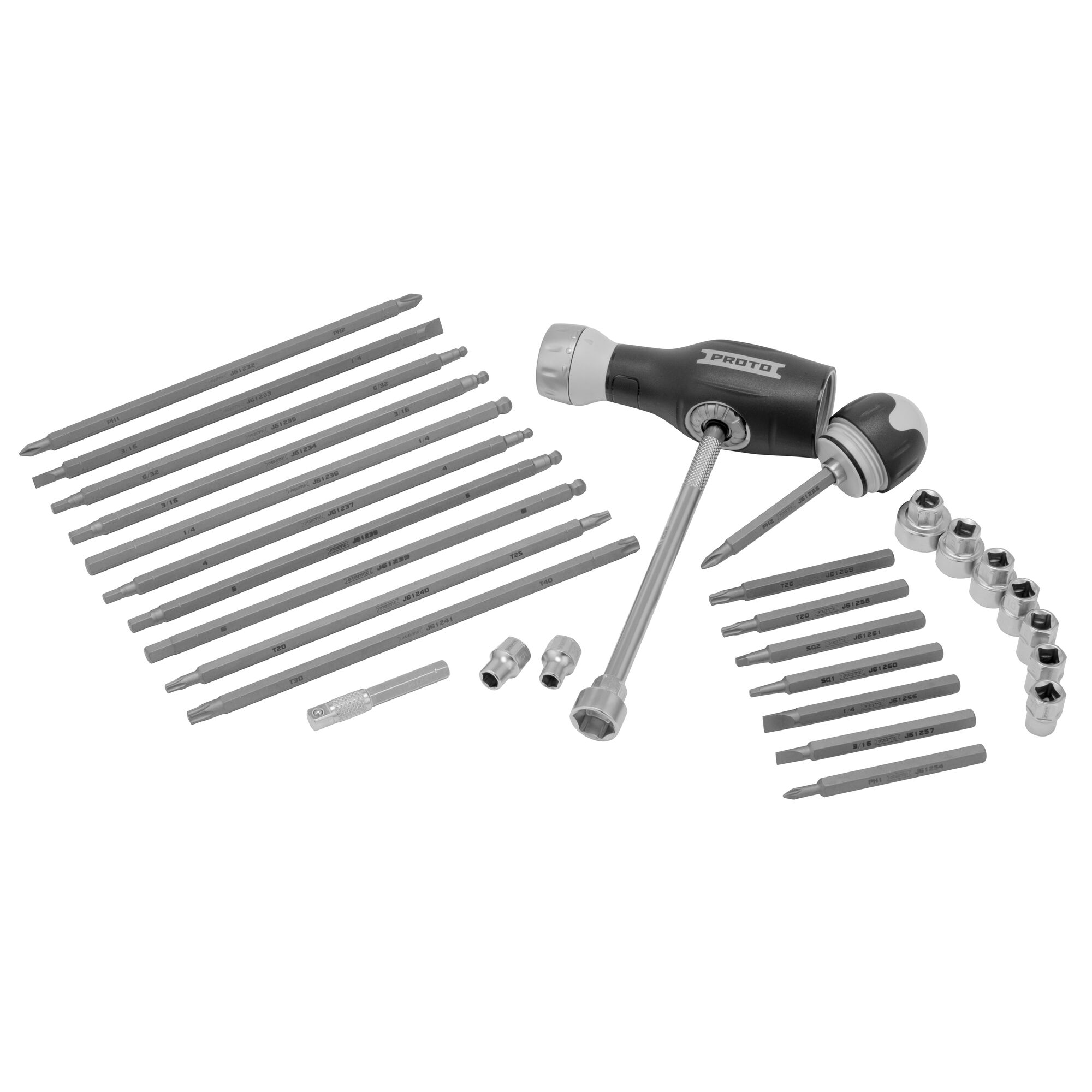 41pc Dual Ratcheting Screw and Nut Driver Set | PROTO