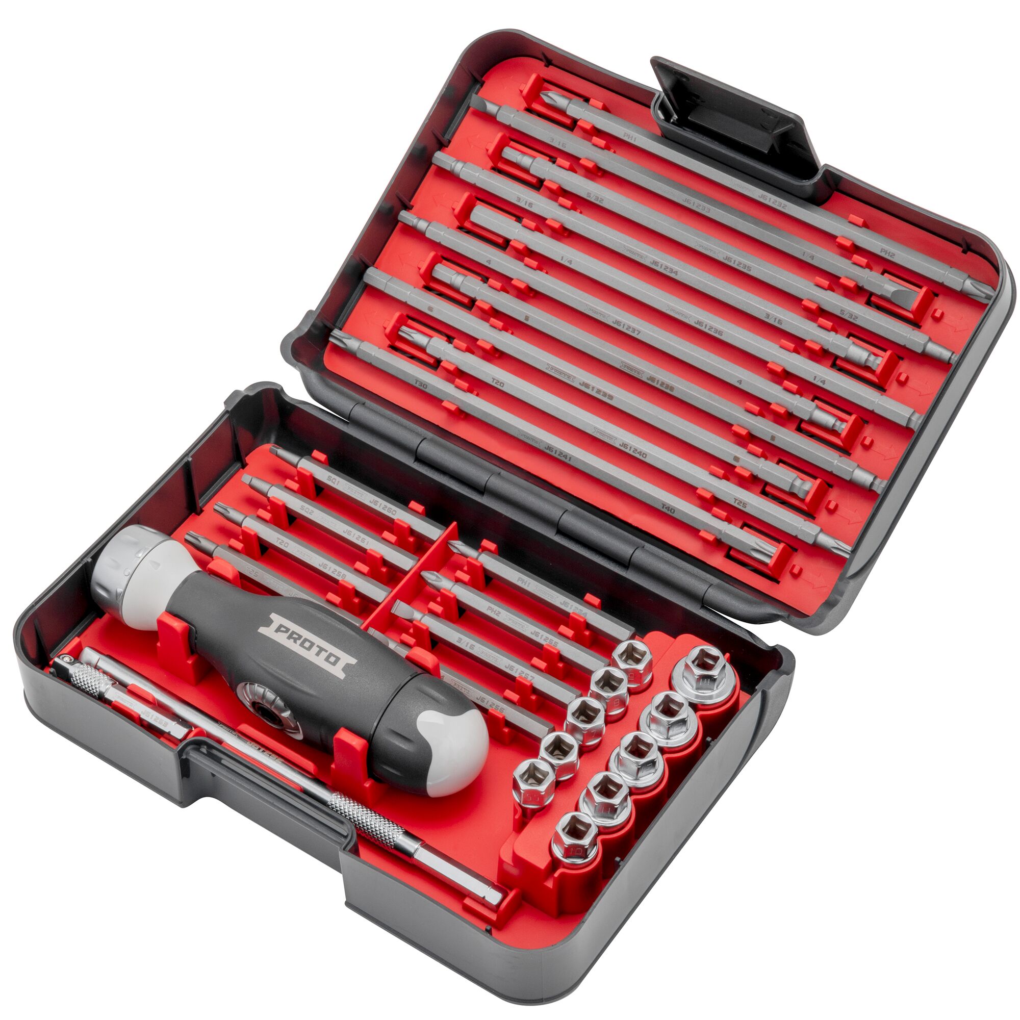 41pc Dual Ratcheting Screw and Nut Driver Set | PROTO