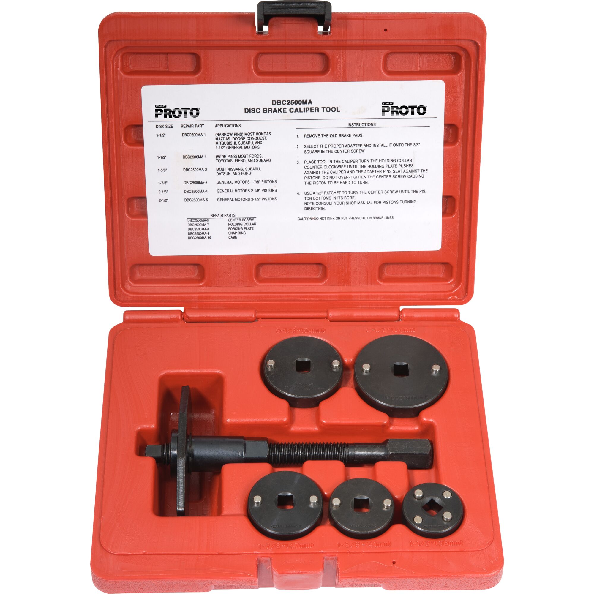 Caliper deals compressor kit